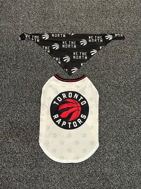 Small Dog Toronto Raptors Jersey & Bandana Set
